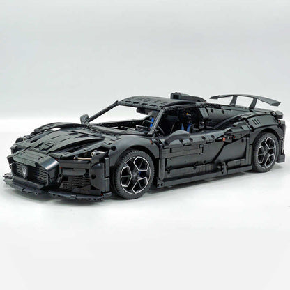 Trilumity Building Block Set: 1:8 Maserati Mc20 | White and Black Custom Edition (3500+-Piece)