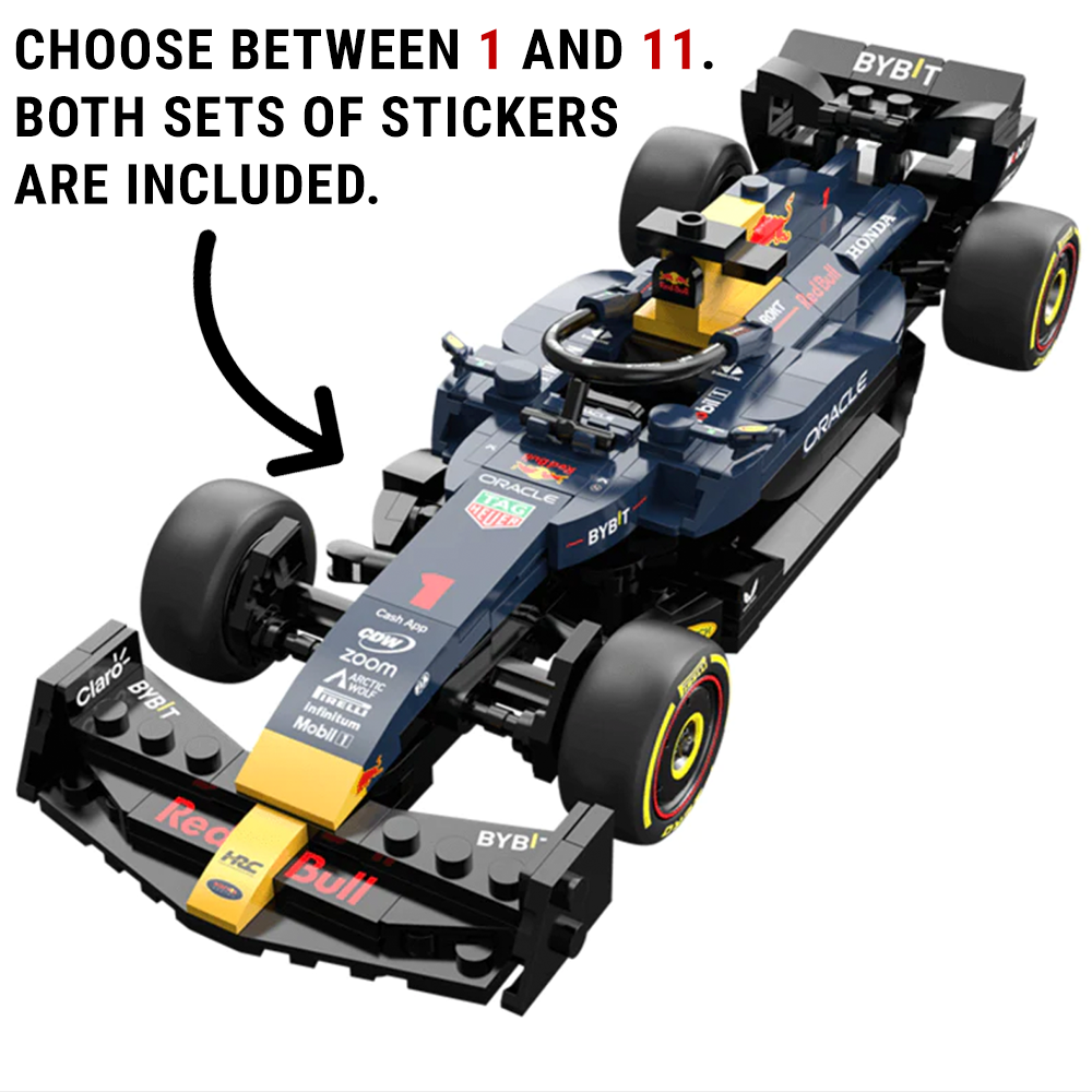 Trilumity Oracle Red Bull F1 Racing RB19, Excellent Collection Building Block Set, 333-Piece