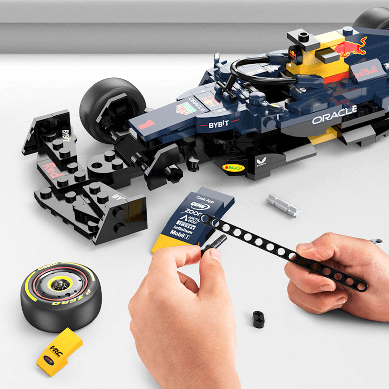 Trilumity Oracle Red Bull F1 Racing RB19, Excellent Collection Building Block Set, 333-Piece