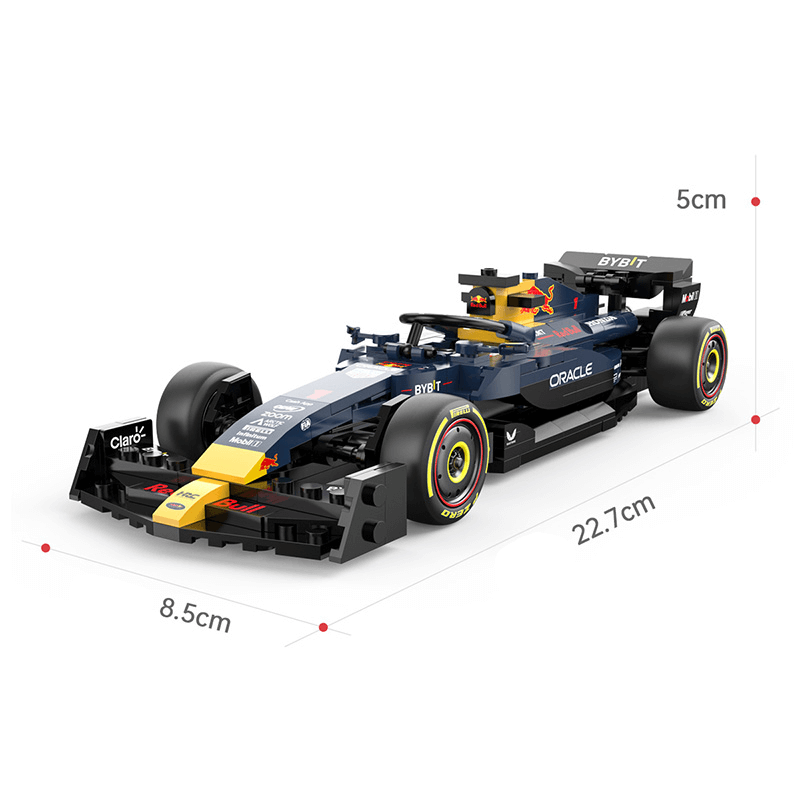 Trilumity Oracle Red Bull F1 Racing RB19, Excellent Collection Building Block Set, 333-Piece