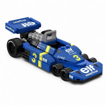 Trilumity Building Block Set: 1:24 Tyrrell P34 | Formula Six Racing Car | Includes a Complete Set of Stickers (163Piece)