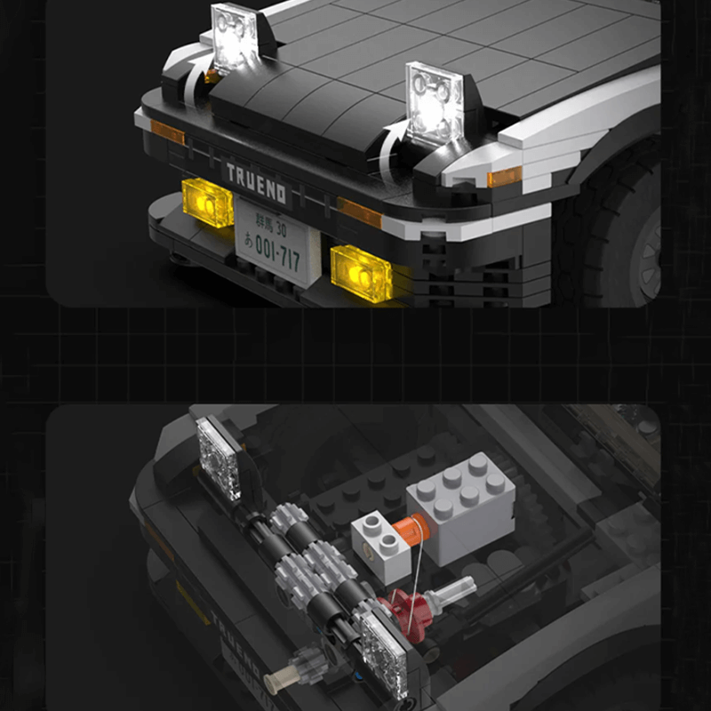 Trilumity Building Block Set: Initial D Toyota Ae86, Genuine Authorized collector's Edition(1324-Piece)