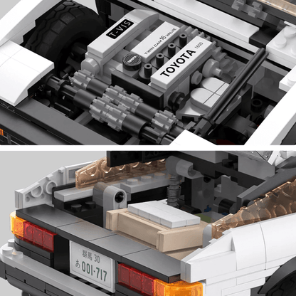Trilumity Building Block Set: Initial D Toyota Ae86, Genuine Authorized collector's Edition(1324-Piece)