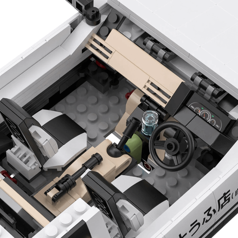 Trilumity Building Block Set: Initial D Toyota Ae86, Genuine Authorized collector's Edition(1324-Piece)