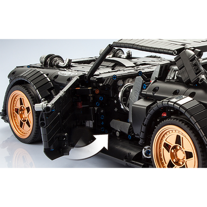 Trilumity Building Block Set: 1: 8 Hooniken Model Car Set, Giveaway Mini Mustang, A Must Have for Muscle Car Fans (3145Piece)