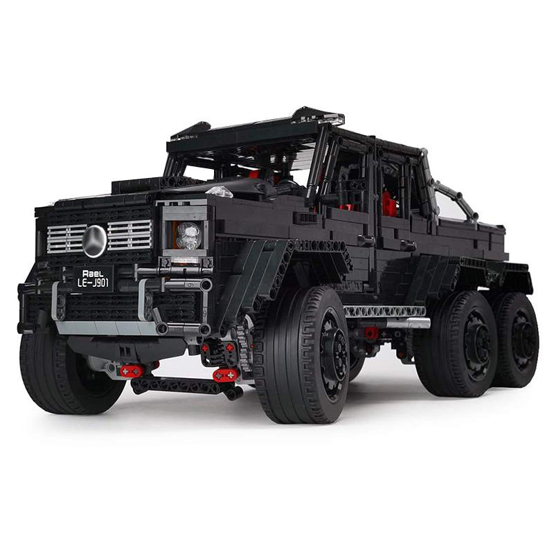 Trilumity Building Block Set: Mercedes G63 6X6 Off-Road, Building Pickup Model (3300 Pieces)
