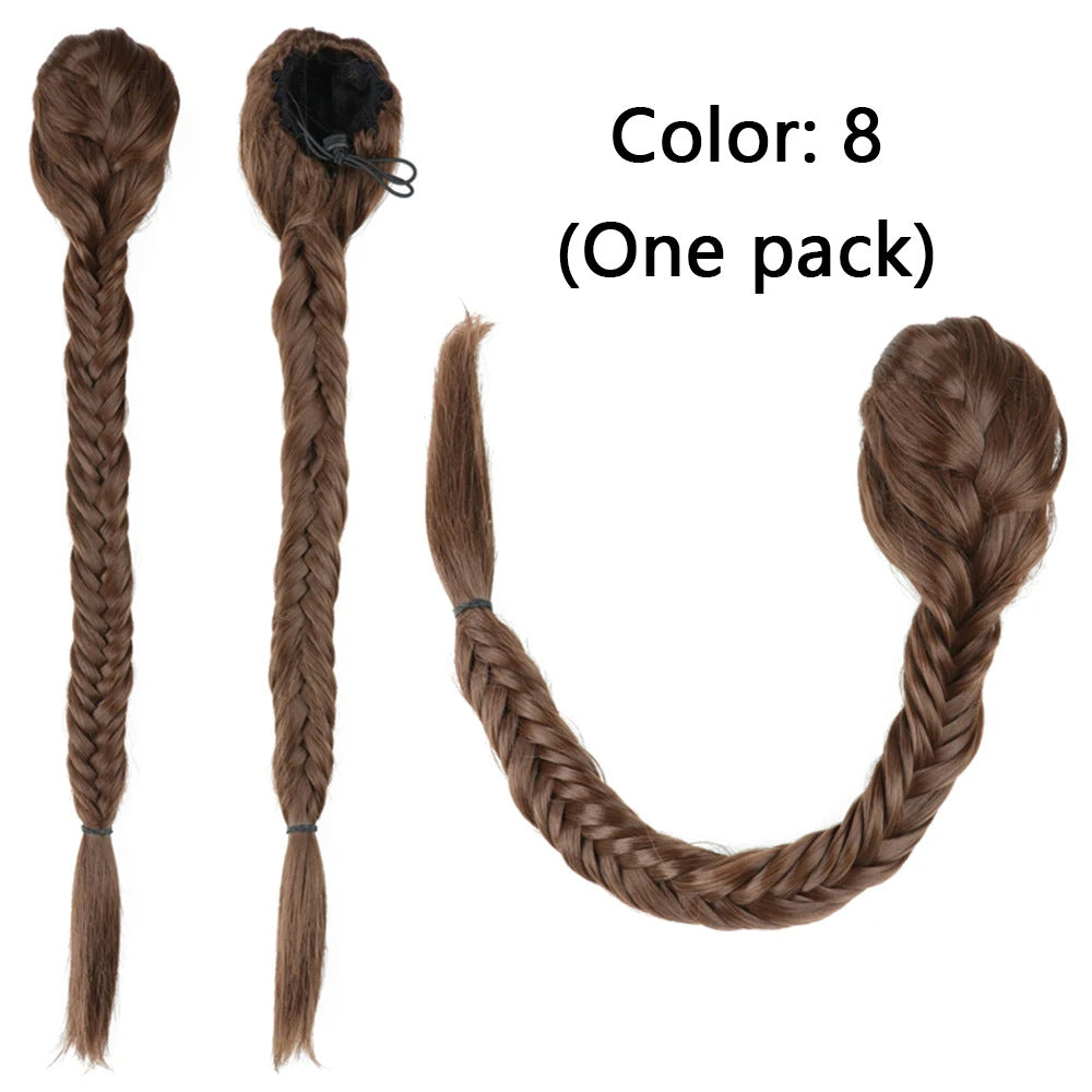 Trilumity Braided Ponytail in 1B, colour reference