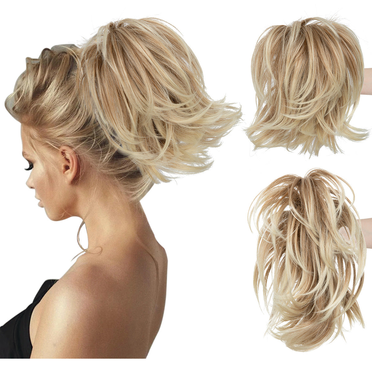 Trilumity Curly Ponytail in 1B, additional product photo 4