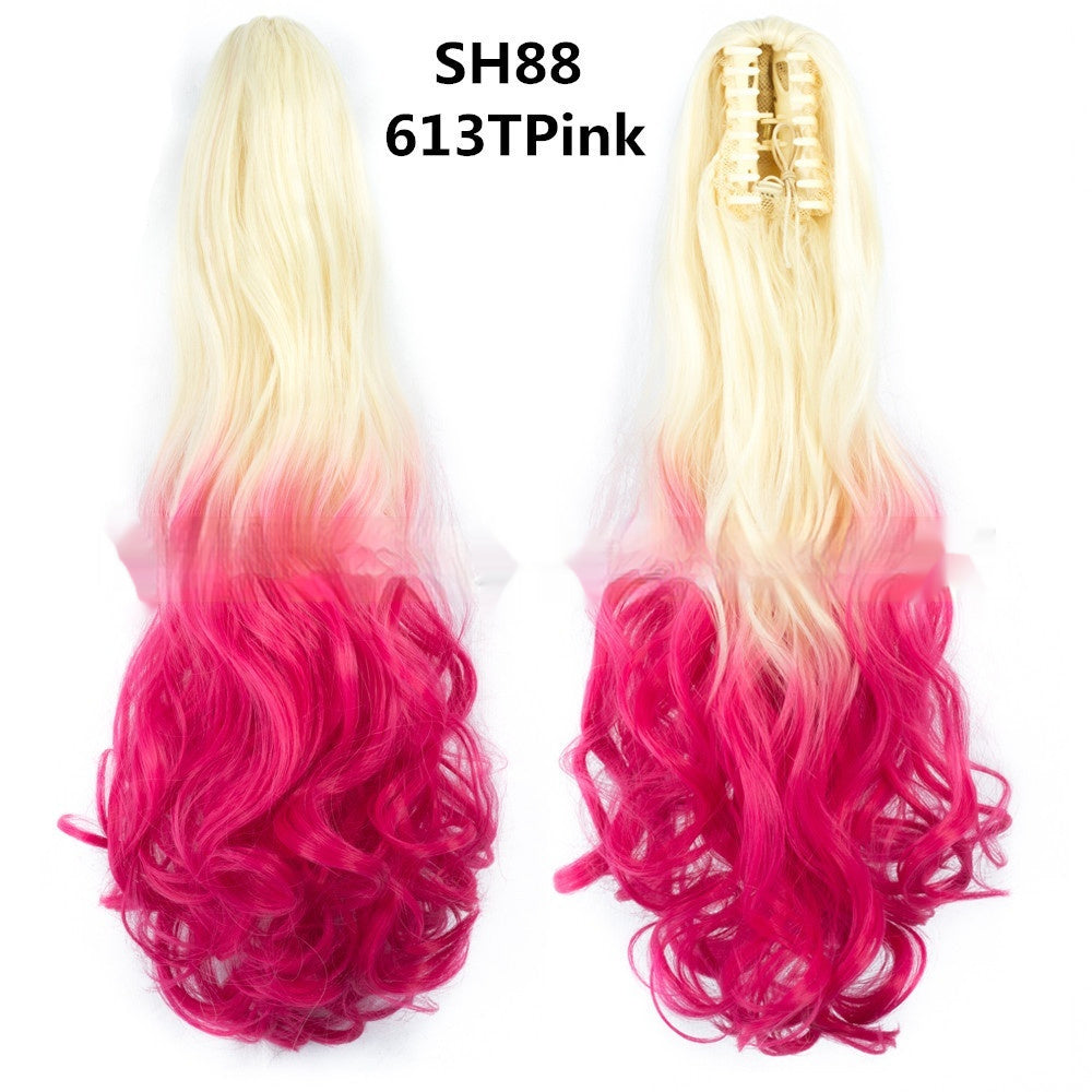 Trilumity Curly Ponytail in Blonde, additional product photo 1