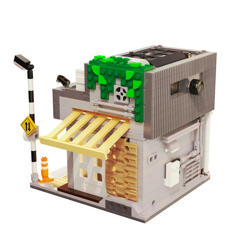 Cada MOC Building Block Set: Japanese Summer Coffee Shop 66007