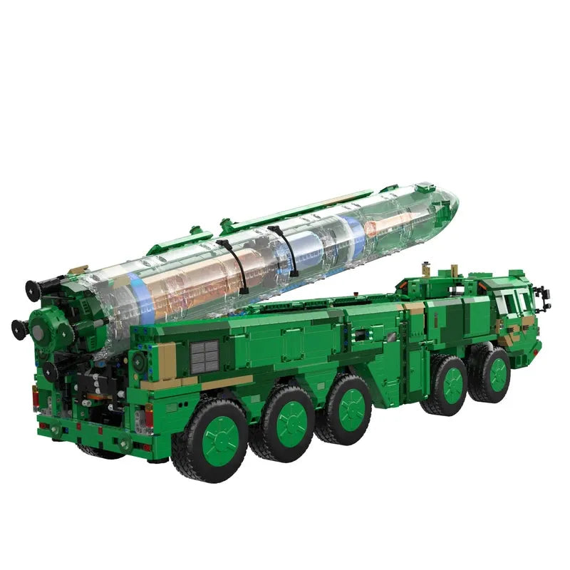 Cada MOC Motorized Building Block Set: DF-21D Anti Ship Ballistic Missile Vehicle, Model C56031