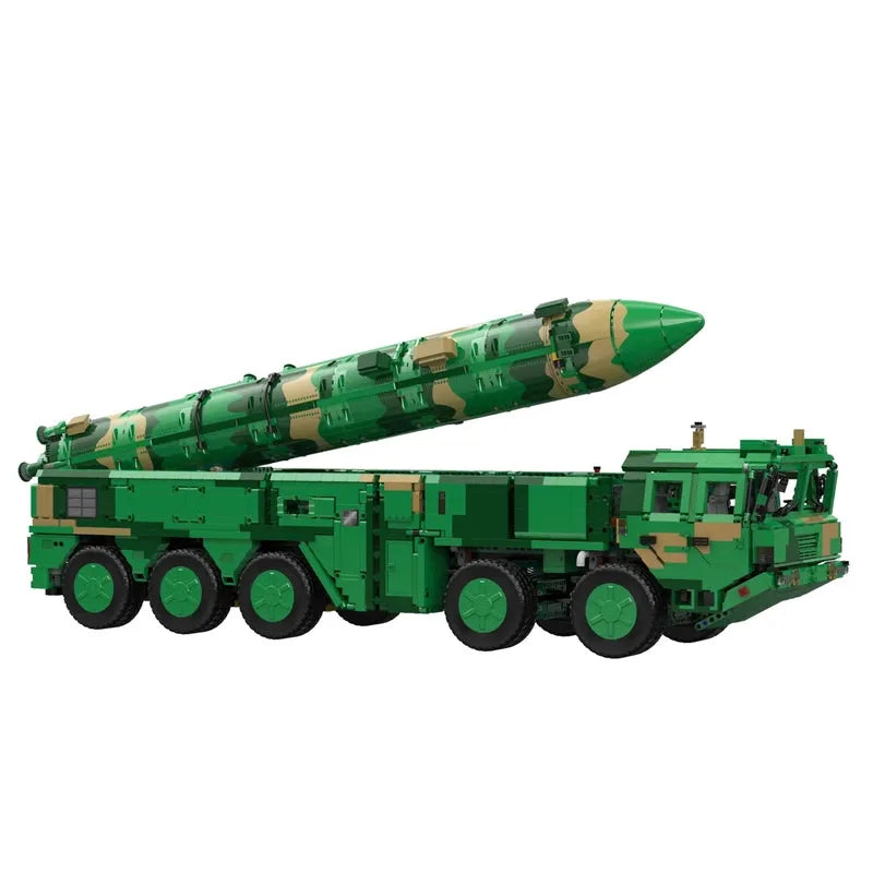 Cada MOC Motorized Building Block Set: DF-21D Anti Ship Ballistic Missile Vehicle, Model C56031