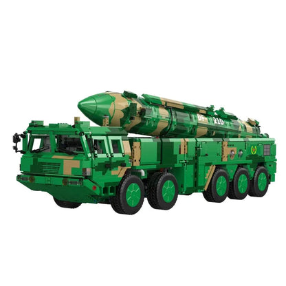 Cada MOC Motorized Building Block Set: DF-21D Anti Ship Ballistic Missile Vehicle, Model C56031