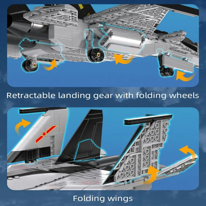 Cada MOC Building Block Set: Fighter Aircraft Striker Plane, Model 56027