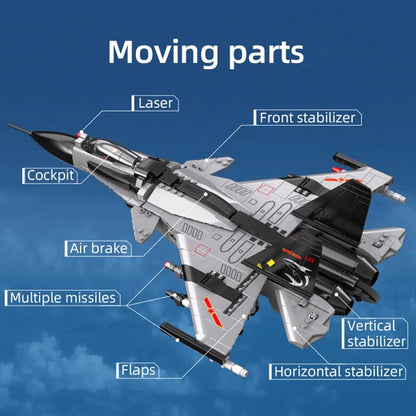 Cada MOC Building Block Set: Fighter Aircraft Striker Plane, Model 56027