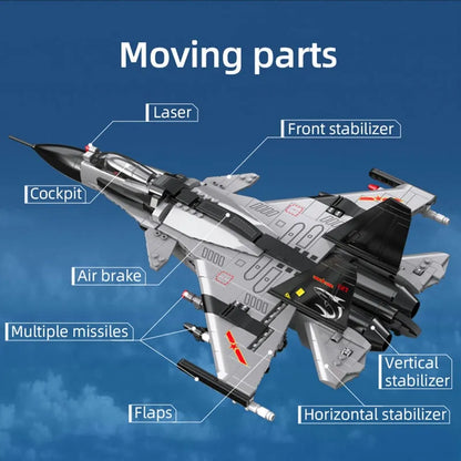 Cada MOC Building Block Set: Fighter Aircraft Striker Plane, Model 56027