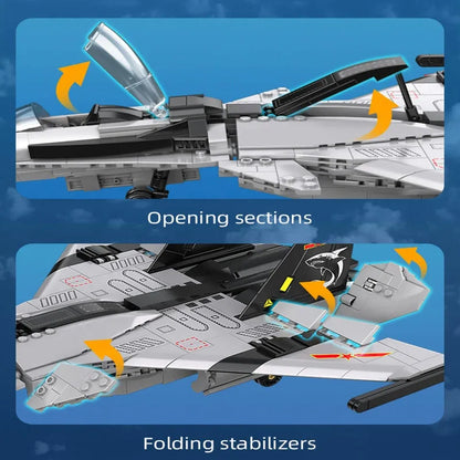 Cada MOC Building Block Set: Fighter Aircraft Striker Plane, Model 56027