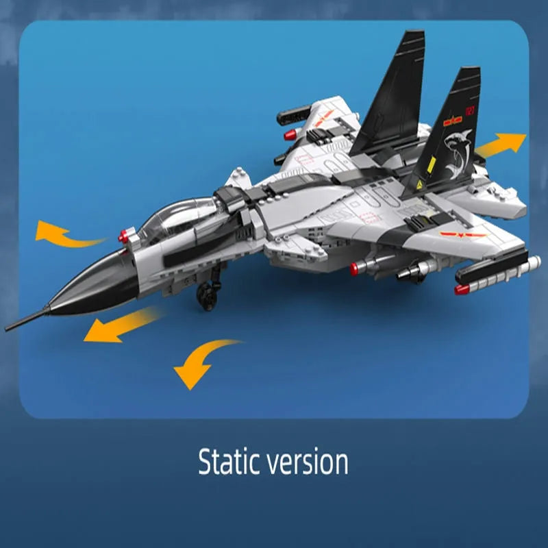 Cada MOC Building Block Set: Fighter Aircraft Striker Plane, Model 56027