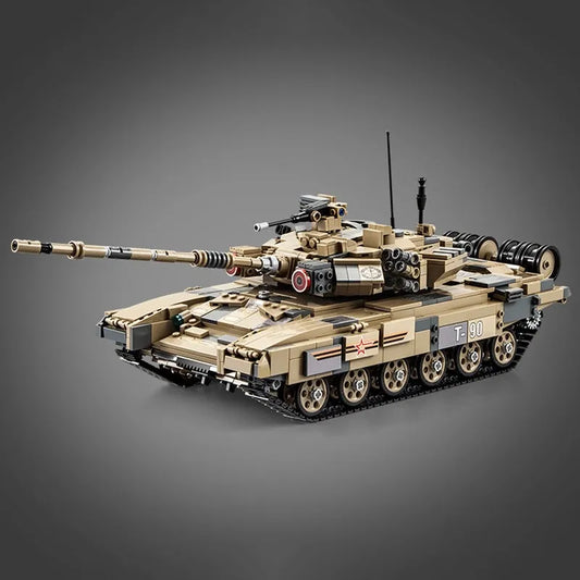 Cada MOC Motorized Building Block Set: T90 Main Battle War Tank, Model C61003