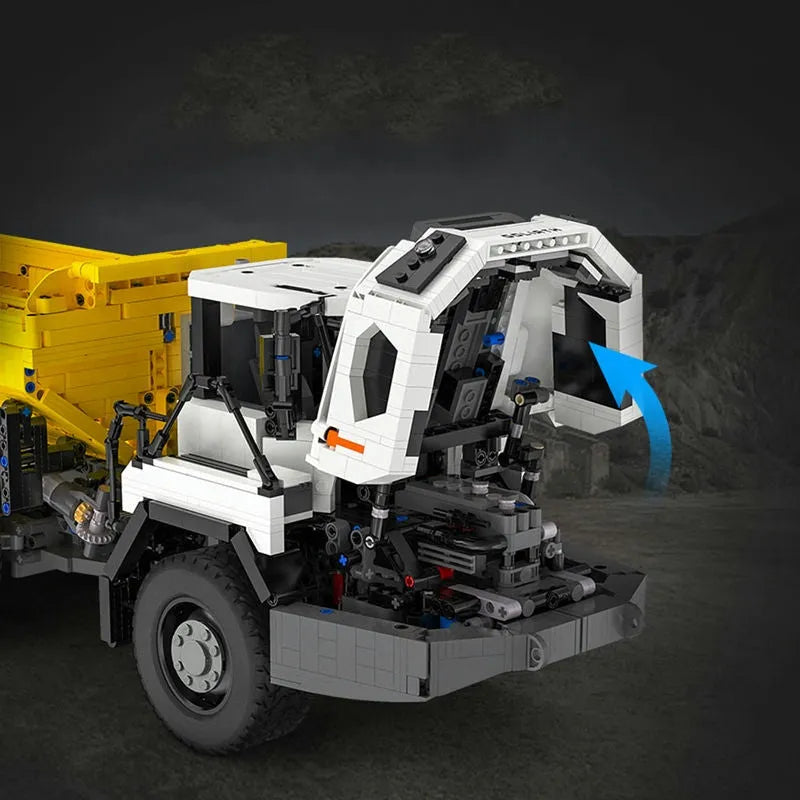Cada MOC Motorized Building Block Set: APP RC Large Dump Truck Car 61054, Model C61054