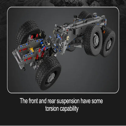 Cada MOC Motorized Building Block Set: APP RC Large Dump Truck Car 61054, Model C61054