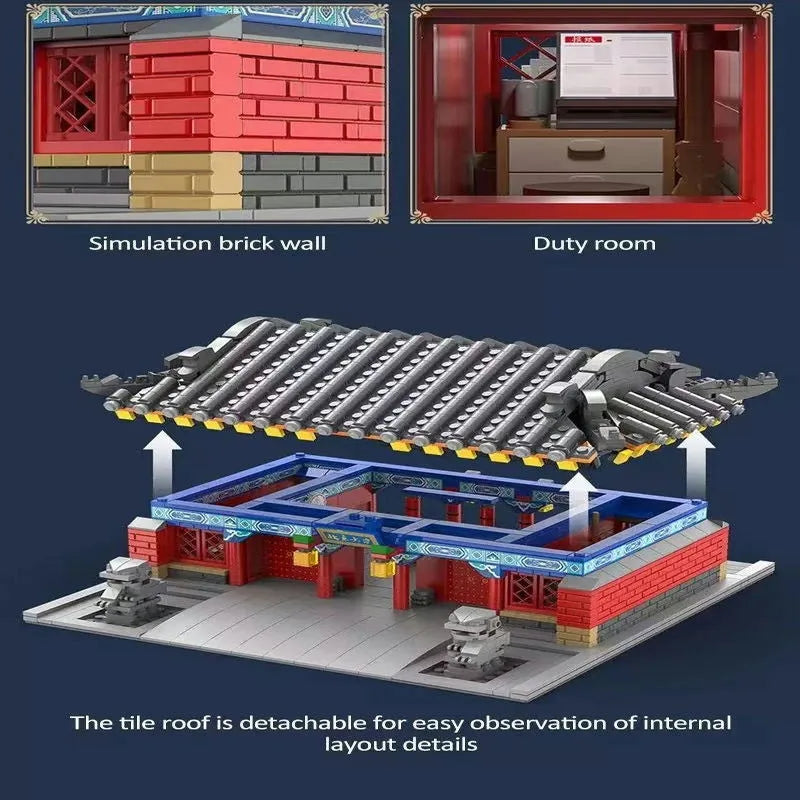 Cada MOC Building Block Set: Famous Peking University Gate, Model C66002