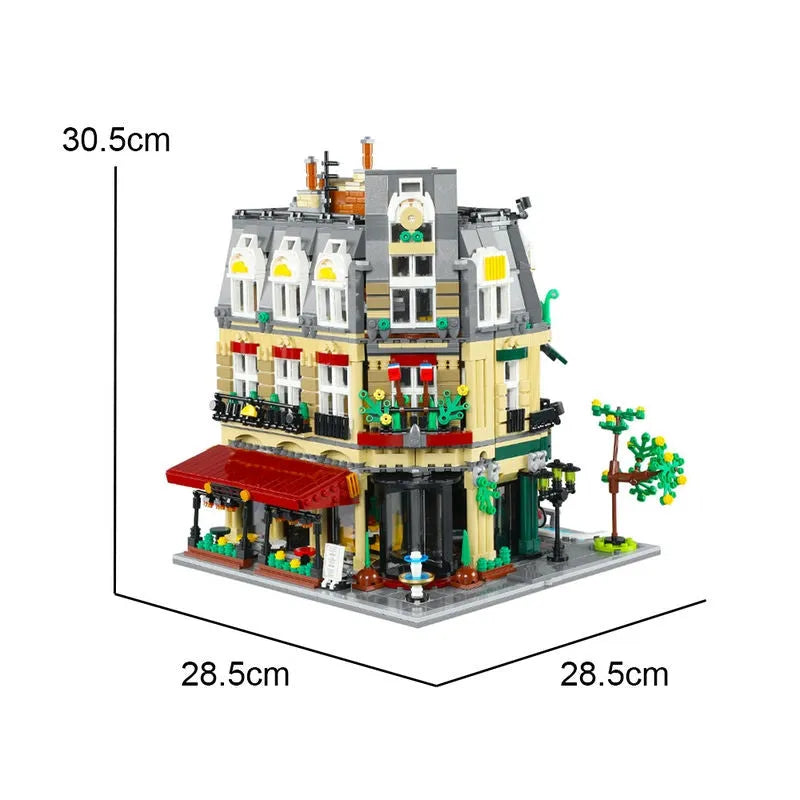 Cada MOC Building Block Set: C66009 Creator Expert Paris Restaurant, Model 66009