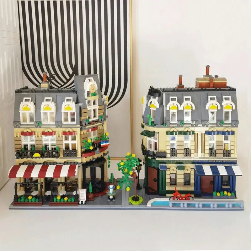 Cada MOC Building Block Set: C66009 Creator Expert Paris Restaurant, Model 66009