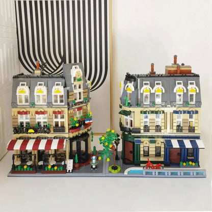 Cada MOC Building Block Set: C66009 Creator Expert Paris Restaurant, Model 66009