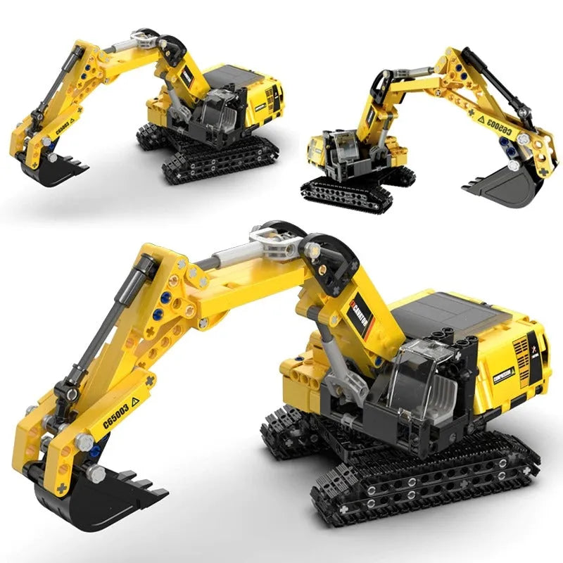 Cada MOC Building Block Set: Mini Excavator Truck 65003, Model C65003