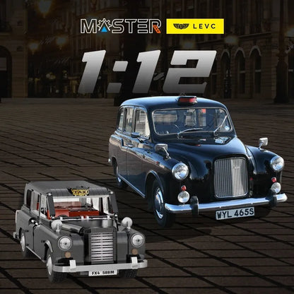Cada MOC Motorized Building Block Set: Classic Retro London Taxi 62004, Model C62004