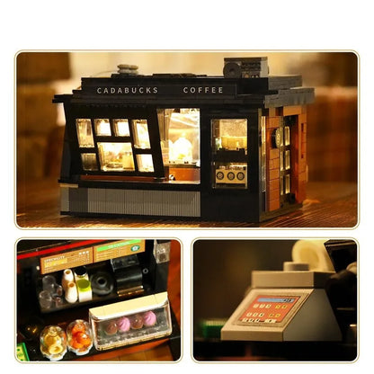 Cada MOC Building Block Set: Cafe Store Shop C66005