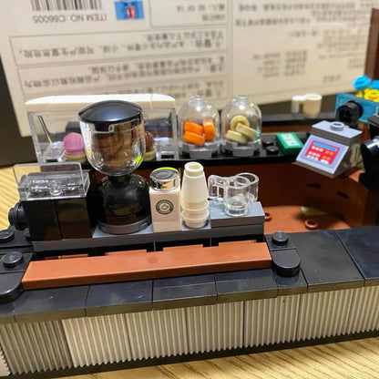 Cada MOC Building Block Set: Cafe Store Shop C66005