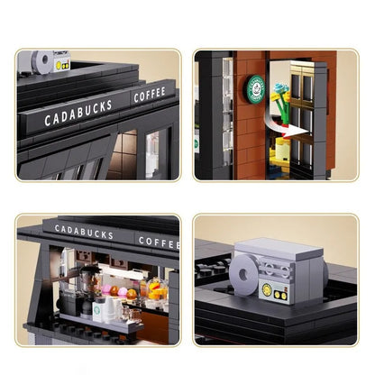 Cada MOC Building Block Set: Cafe Store Shop C66005