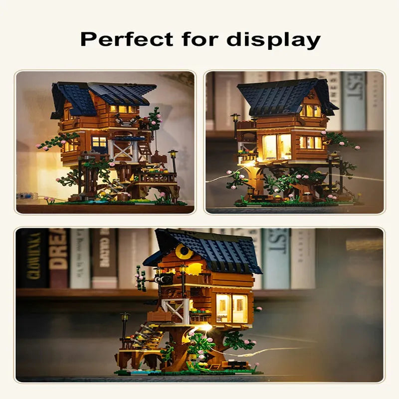 Cada MOC Building Block Set: Four Seasons Tree House, Model C66004