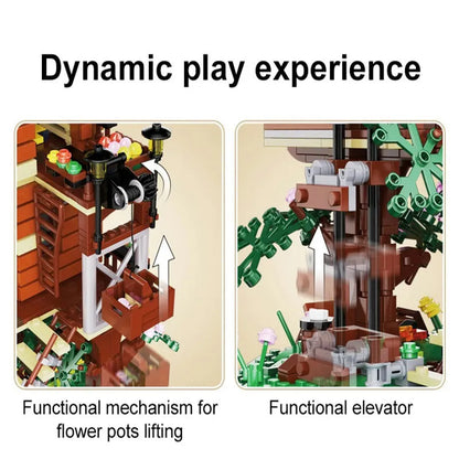 Cada MOC Building Block Set: Four Seasons Tree House, Model C66004