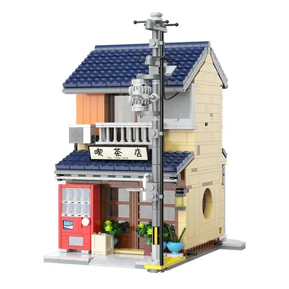 Cada MOC Building Block Set: Japanese Tea House Store Shop, Model 66010