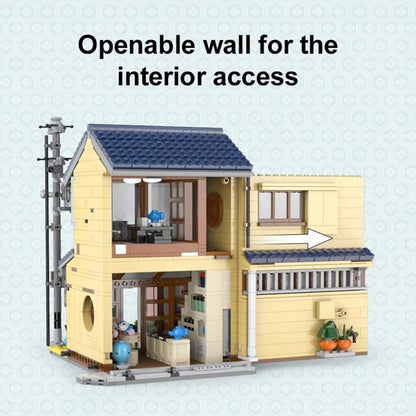 Cada MOC Building Block Set: Japanese Tea House Store Shop, Model 66010