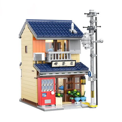 Cada MOC Building Block Set: Japanese Tea House Store Shop, Model 66010