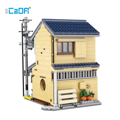 Cada MOC Building Block Set: Japanese Tea House Store Shop, Model 66010