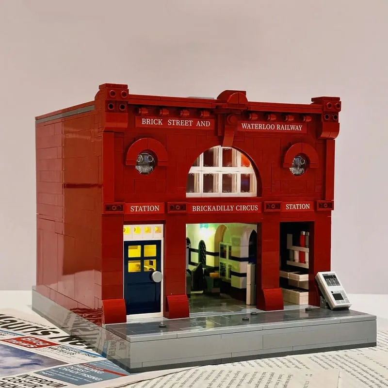 Cada MOC Building Block Set: London Subway Station, Model 66008