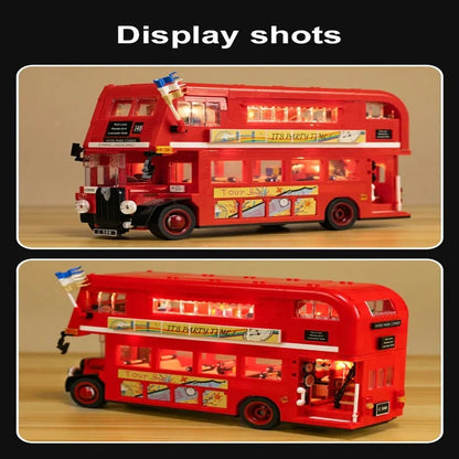 Cada MOC Building Block Set: Double Deck London City Tour Bus C59008