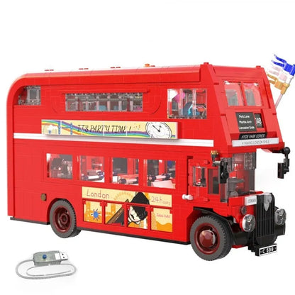 Cada MOC Building Block Set: Double Deck London City Tour Bus C59008