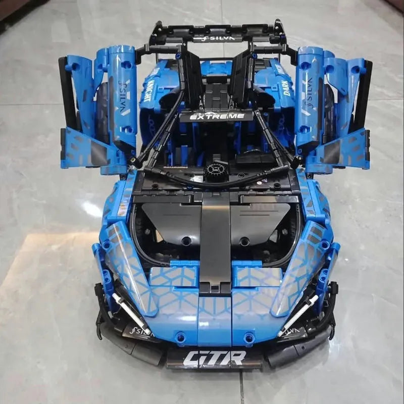 Cada MOC Motorized Building Block Set: McLaren Senna GTR Racing Sports Car, Model C63003