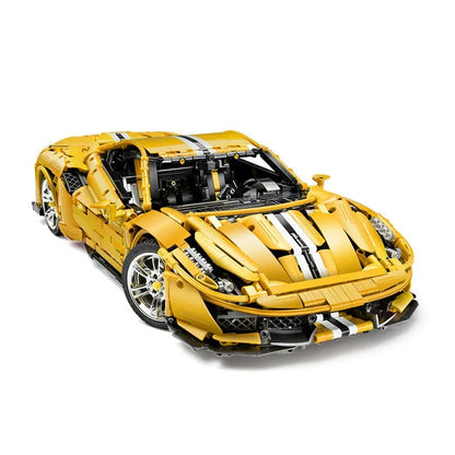 Cada MOC Building Block Set: Motorized RC Ferrari 488 Racing Car 61057, Model C61057