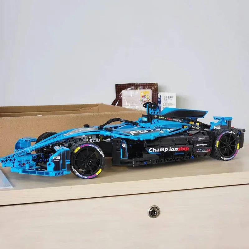 Cada MOC Motorized Building Block Set: RC Extreme Super Racing Car Kids 64004