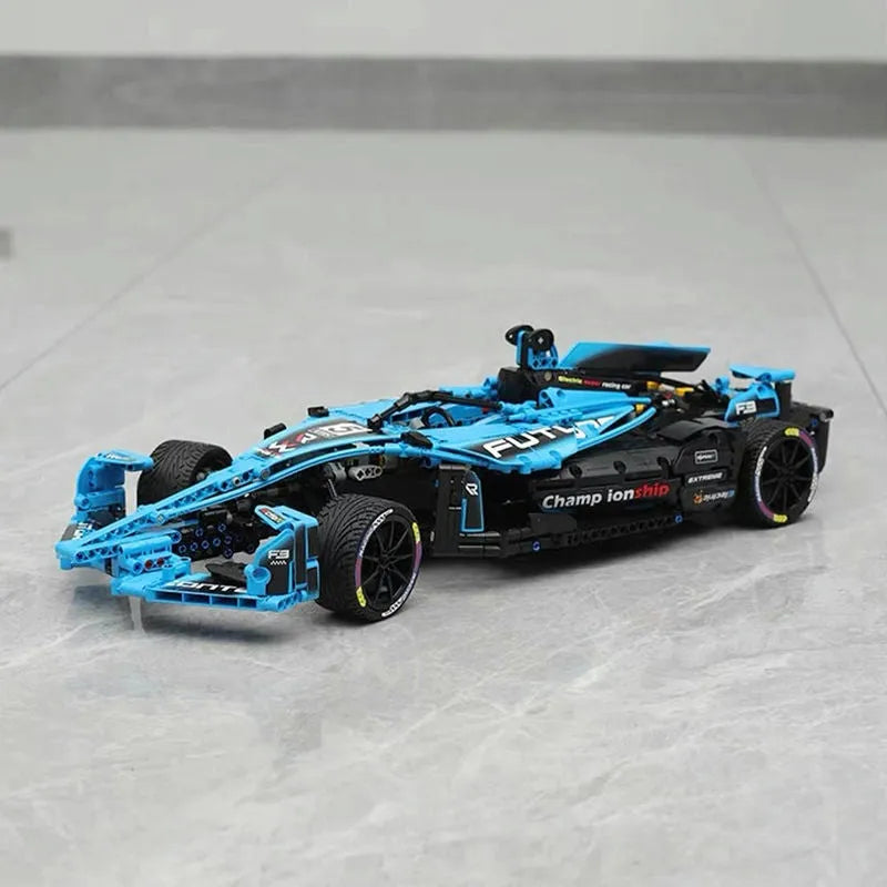 Cada MOC Motorized Building Block Set: RC Extreme Super Racing Car Kids 64004