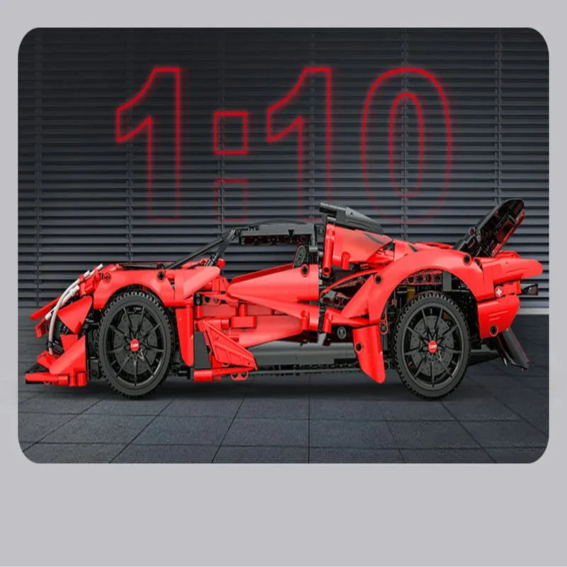 Cada MOC Building Block Set: RC Motorized APE Racing Hyper Car C63005, Model C63005PF