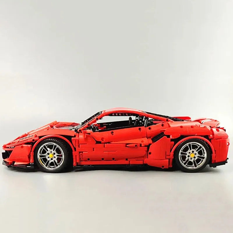 Cada MOC Building Block Set: RC Motorized Ferrari 488 Racing Sports Car, Model C61042