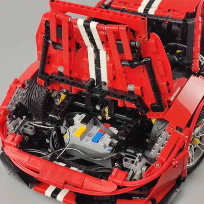 Cada MOC Building Block Set: RC Motorized Ferrari 488 Racing Sports Car, Model C61042